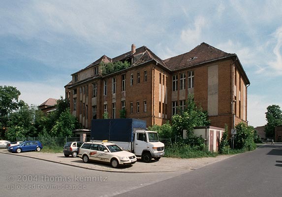 Kahlenberg 02. Rückfront des Krankenhausgebäudes