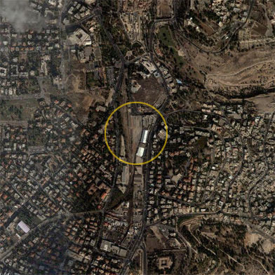 Detailkarte 171 Khan Train Station Jerusalem