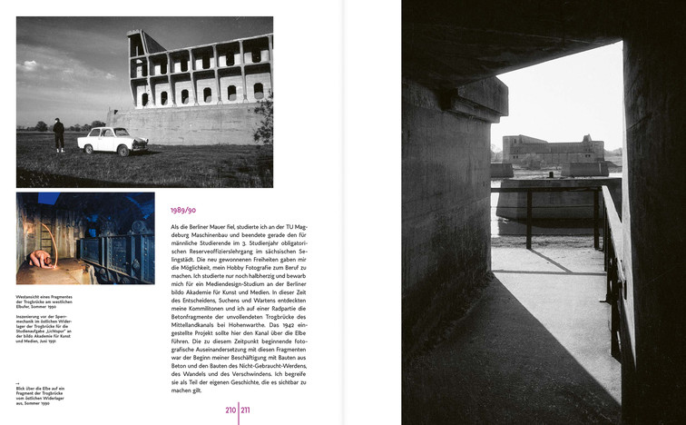 Doppelseite »1989/90« aus dem Beitrag »Das Virtuelle Museum der Toten Orte zwischen Heimatkunde und Weltgeschichte« im Band »Transformationen - Industriekultur in Sachsen-Anhalt«.
(Alle Bilder der Doppelseite sind durch Klick in die rechte Bildhälfte einzeln nacheinander abrufbar.) Bild 9749