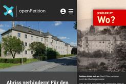 Den Standort Zittau konnte der Kollege Aron Bernt anhand einer <a target="_blank" href="https://www.openpetition.de/petition/online/abriss-verhindern-fuer-den-erhalt-des-historischen-gebaeudeensembles-kantstrasse-6-32-in-zittau">Petition</a> zu den Wohnhäusern in der Zittauer Kantstraße aus dem Jahr 2022 verifizieren. Die Gebäude wurden 2023 abgerissen. © 2026 Thomas Kemnitz Bild 9861